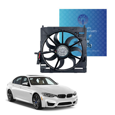 12V ไฟฟ้าอัตโนมัติเย็นแฟนเรดิเอเตอร์ด้วยไฟฟิวส์ที่สร้างขึ้นสําหรับ BMW X5 E70