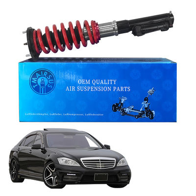Air Spring To Coil Spring Coversion Kit With Ads And Adjustable Front Mercedes W221 สปริงสปริงช็อค