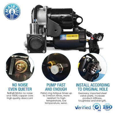 LR023964 LR072537 Land Rover Discovery 3 Range Rover Sport L320 L319 Air Ride Suspension Compressor Pump Replacement  2005-2009  L320 L319