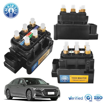 บล็อกวาล์วสำหรับ Audi A6C7 A8D4 Bentley Mulsanne Solenoid วาล์ว 4H0616013 4G0616005C 4H0616005C Air Suspension Component คอมเพรสเซอร์ปั๊ม
