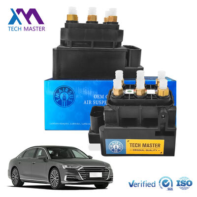 4H0616013 Air Suspension Solenoid Valve Block for Audi A8 D4 A6 C7 4G Bentley Mulsanne Airmatic Control Valve Unit Auto Parts